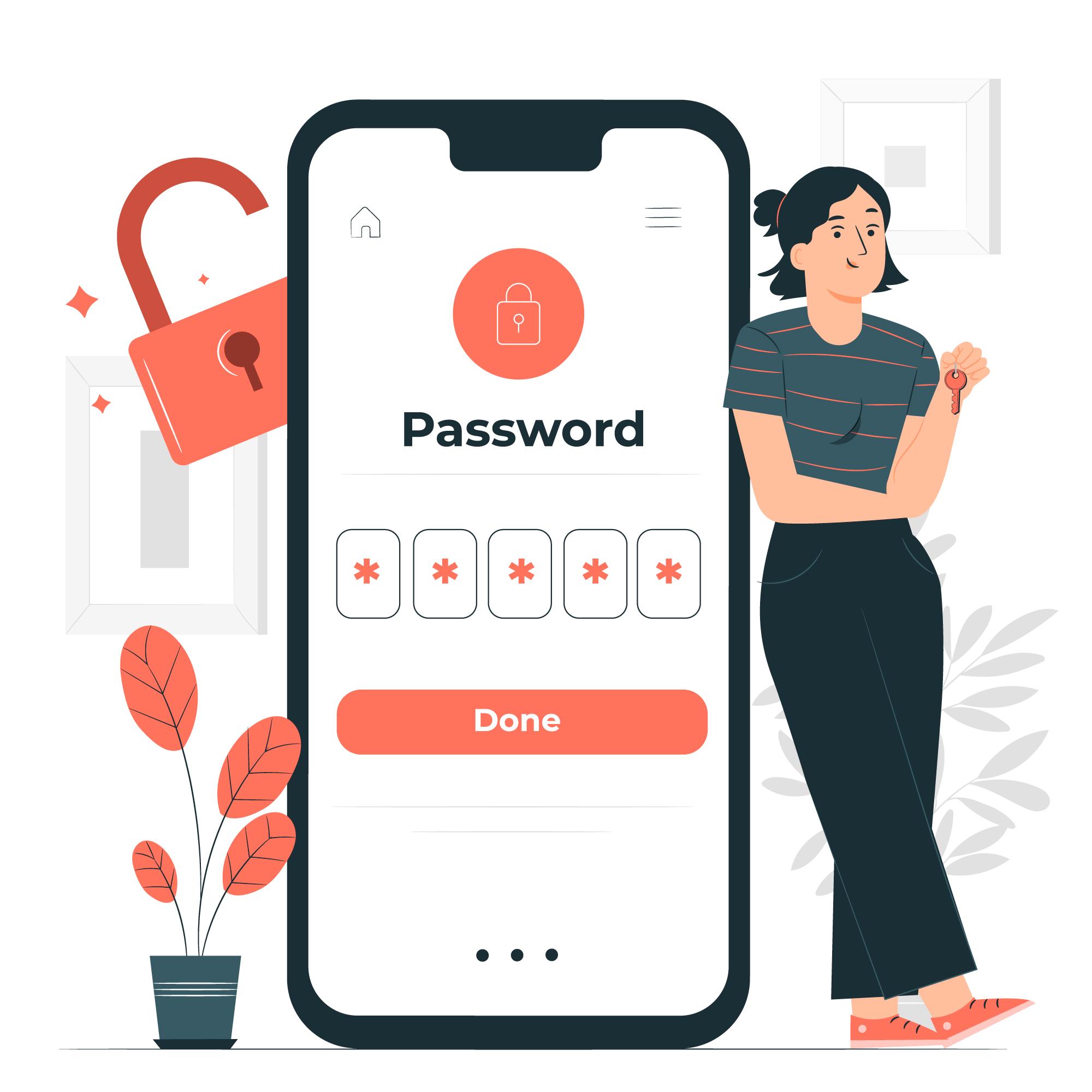 password illustration
